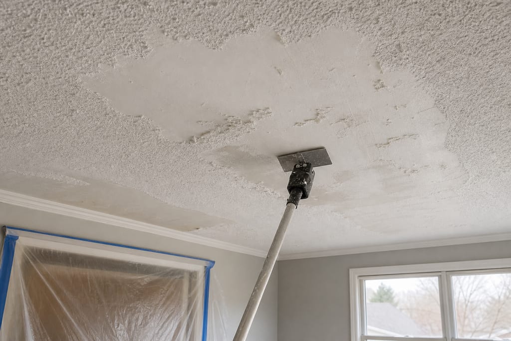 Commercial Popcorn Ceiling Removal photo