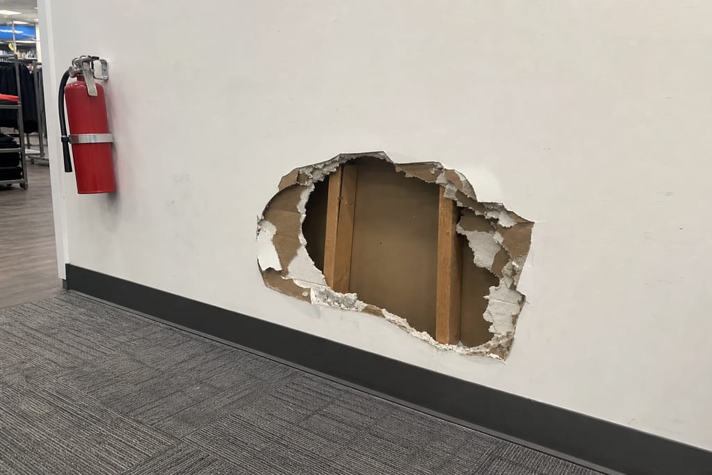 Office Wall Patching photo